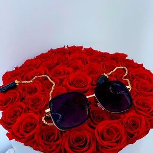 Golden stones sunglasses